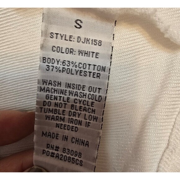 NWOT CiSono white denim jacket - Picture 8 of 11